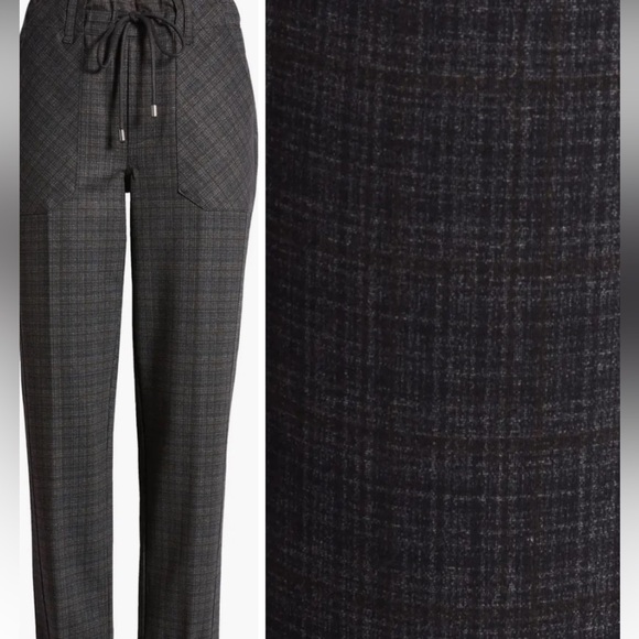 Brand New WIT & WISDOM 'Ab'Solution Plaid Drawstring Pants not tag - Picture 3 of 7